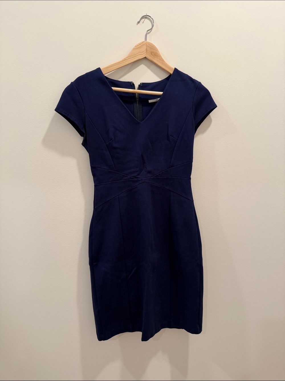 Halogen Navy Ponte Sheath Dress